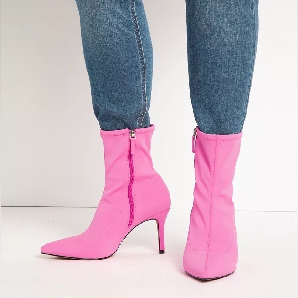 New ELOQUII Neoprene Ankle Boots Size:8W